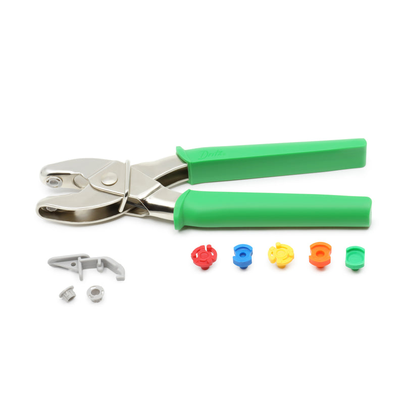 Load image into Gallery viewer, 16P|Dritz Snap Pliers for 3/8" Open-Ring & 7/16" Pearl Snaps, Green