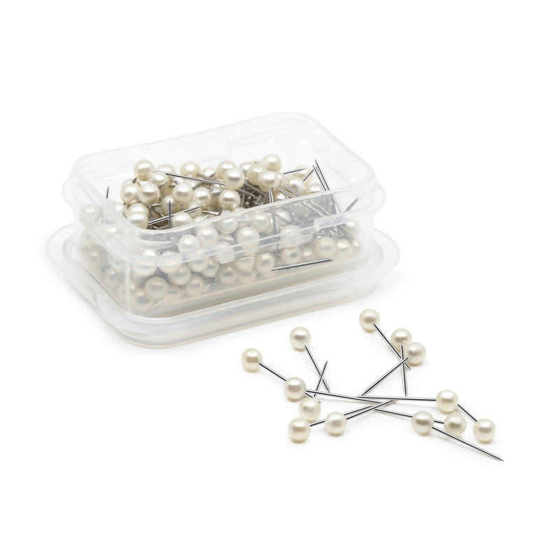 Load image into Gallery viewer, 132|Dritz 3/4" Petite Pearlized Pins, White, 150 pc