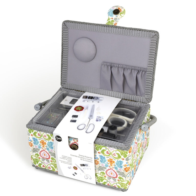 Load image into Gallery viewer, Z10452|Dritz Essential Sewing Basket Kit, Medium