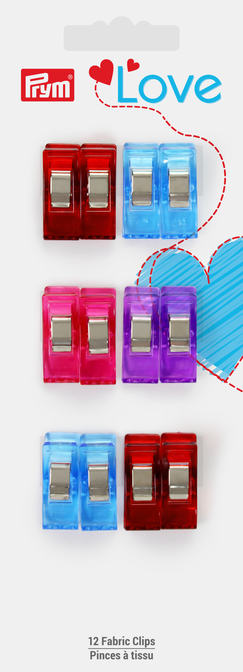 Cargue la imagen en el visor de la galería, 60103|Prym Small Fabric Clips, 12 pc
