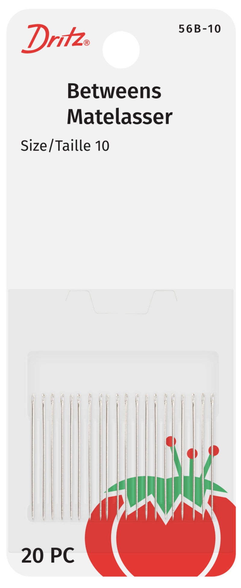 Cargue la imagen en el visor de la galería, 56B-10|Dritz Quilting Between Hand Needles, Size 10, 20 pc