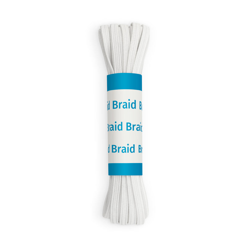 Load image into Gallery viewer, 9329W|Dritz 1/8" White Braided Elastic, 4 yd