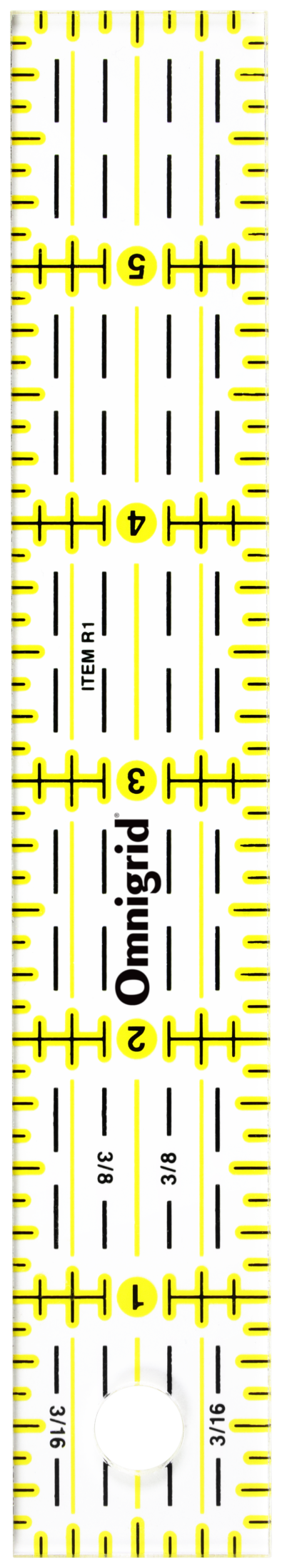 Load image into Gallery viewer, R1|Omnigrid Rectangle Ruler, 1" x 6"