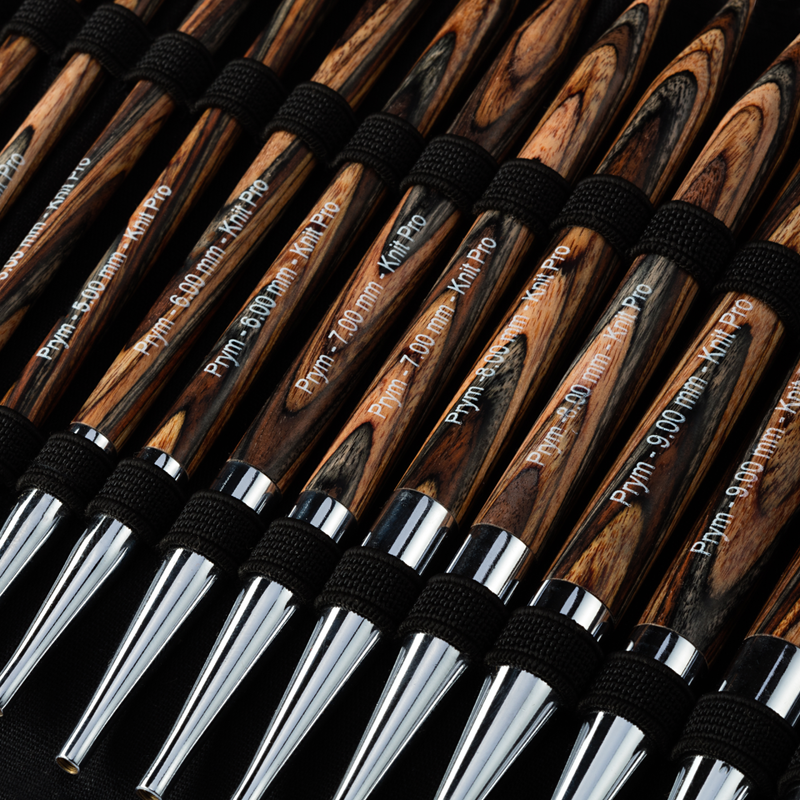 Cargue la imagen en el visor de la galería, 223800|Prym Circular Knitting Needles Set, Interchangeable , Wood, 4-10mm