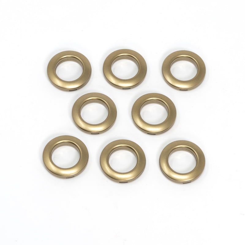 Load image into Gallery viewer, 44459|Dritz 1" Plastic Curtain Grommets, Antique Gold, 8 Sets