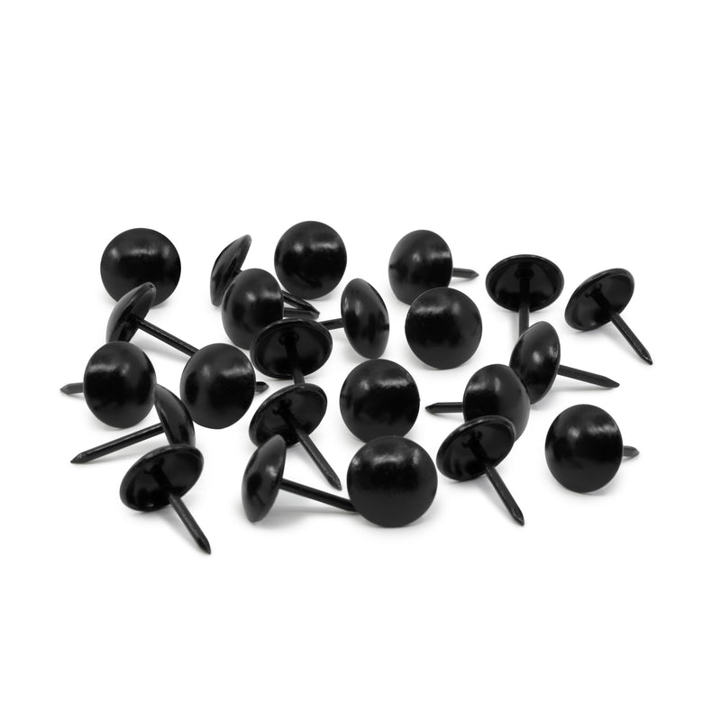 Load image into Gallery viewer, 9017|Dritz 7/16" Smooth Decorative Nails, Black, 24 pc