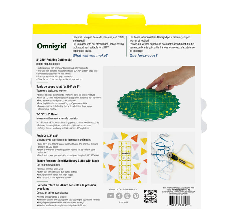 Cargue la imagen en el visor de la galería, 8RM258RC|Omnigrid 8" 360° Rotating Mat Set