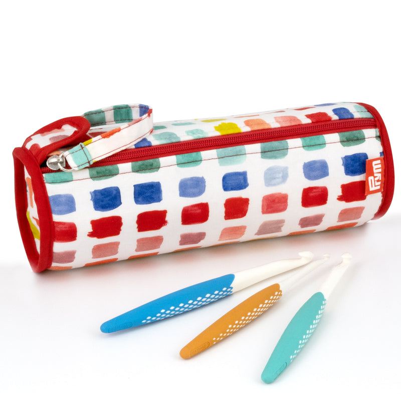 Cargue la imagen en el visor de la galería, 57251|Prym Crochet Hook Roll & Organizer, Rainbow Specks