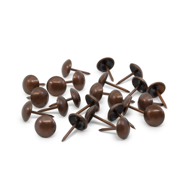 Load image into Gallery viewer, 44281|Dritz 7/16" Smooth Decorative Nails, Antique Copper, 24 pc