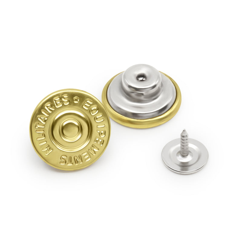 Load image into Gallery viewer, 9-35|Dritz 5/8" Dungaree Buttons, 4 pc, Gold