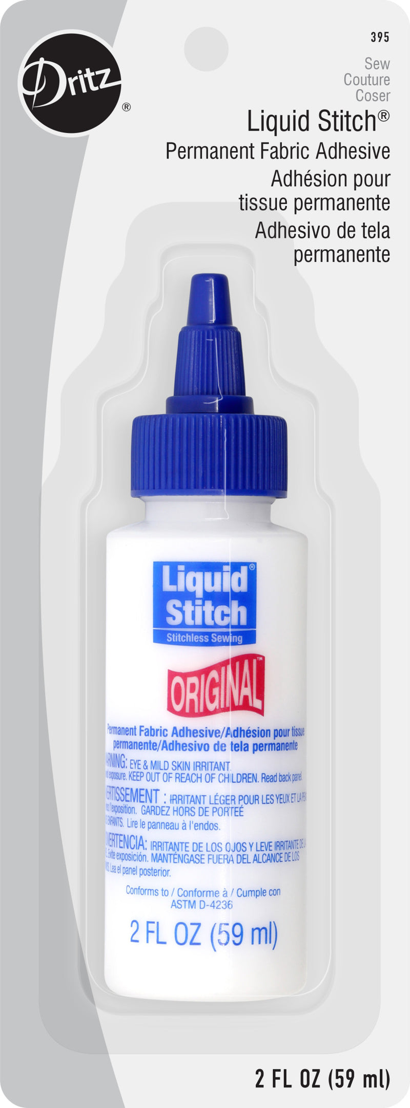 Load image into Gallery viewer, 395|Dritz Liquid Stitch Permanent Fabric Adhesive, 2 fl. oz.