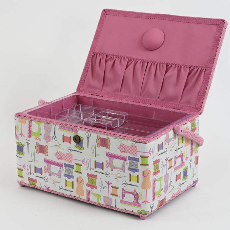 Load image into Gallery viewer, Z10033-100|Dritz Rectangular Sewing Basket, XL