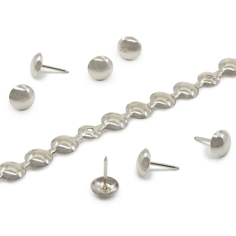 Load image into Gallery viewer, 44286|Dritz 7/16" Decorative Nailhead Trim, Nickel, 75 pc