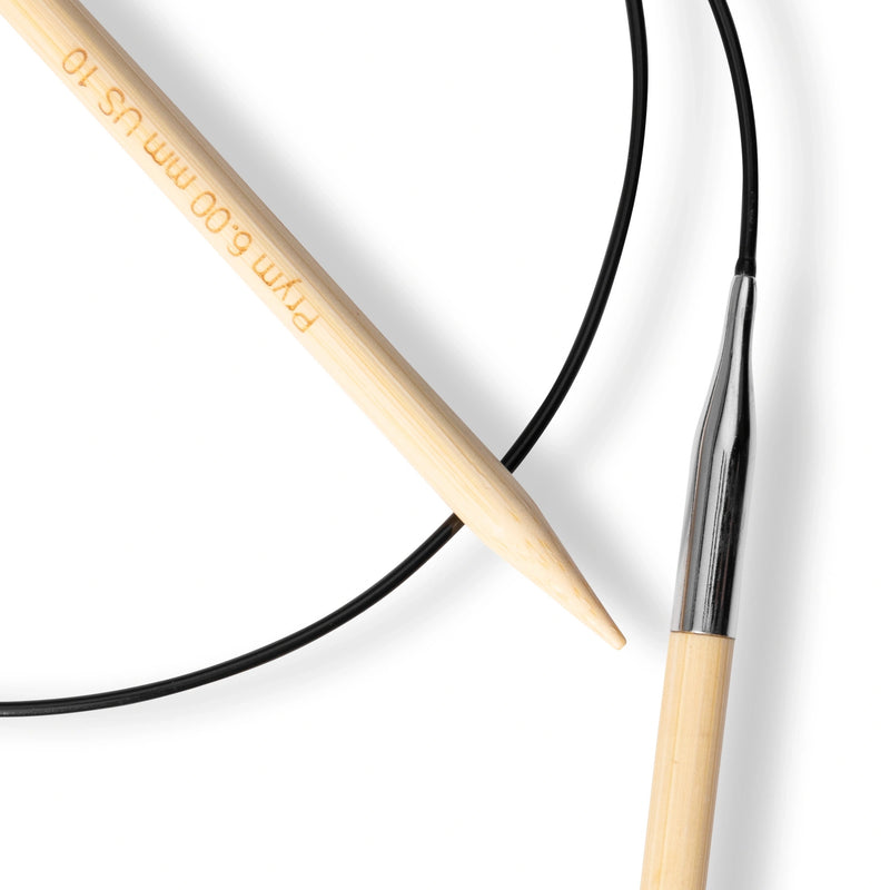 Load image into Gallery viewer, 222510|Prym 32" (80 cm) Circular Bamboo Knitting Needles, US 10 (6 mm)