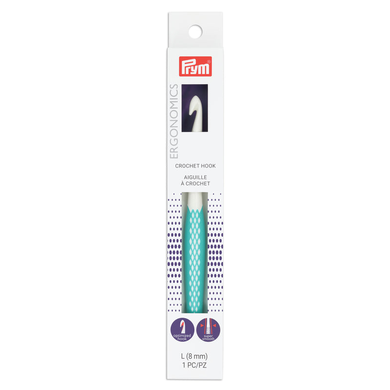 Load image into Gallery viewer, 57206|Prym Ergonomic Crochet Hook, US L (8mm)