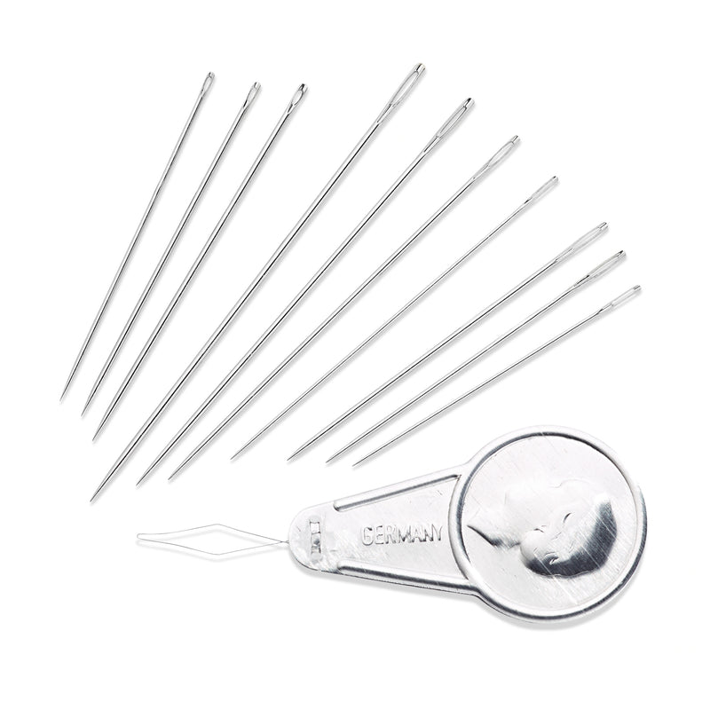 Cargue la imagen en el visor de la galería, 128259|Prym Embroidery/Darning Hand Needles & Threader, Assorted, 49 pc