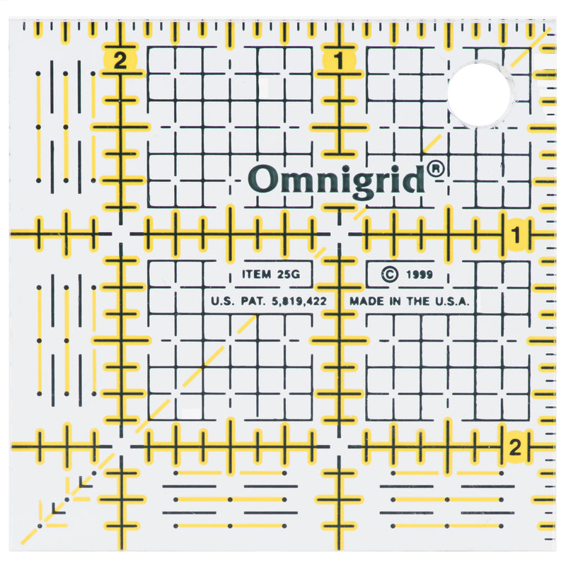 Load image into Gallery viewer, R25G|Omnigrid Square Grid Ruler, 2-1/2" x 2-1/2"