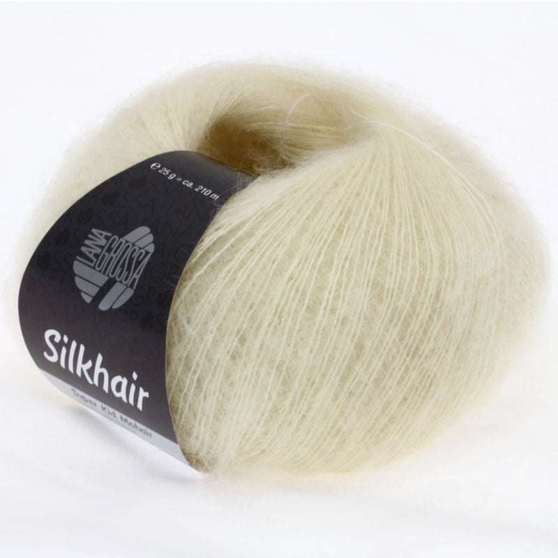Load image into Gallery viewer, 5710052|Lana Grossa Silkhair Yarn, Raw White