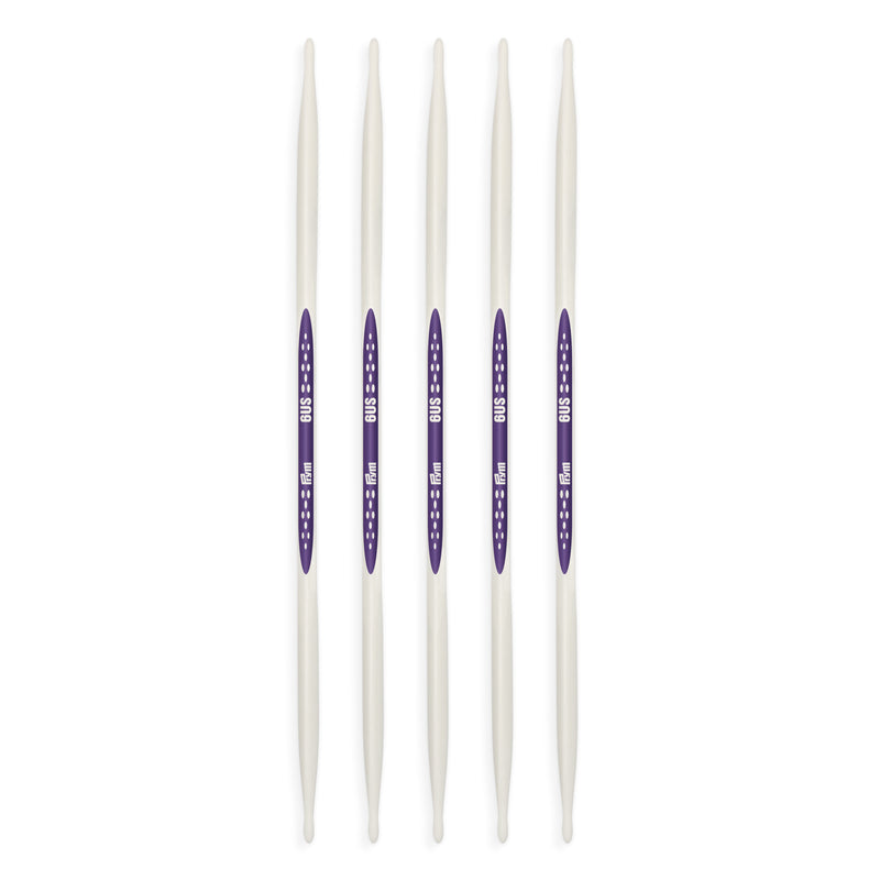 Load image into Gallery viewer, 57070|Prym 6" Ergonomic Double Point Knitting Needles, US 6 (4mm)