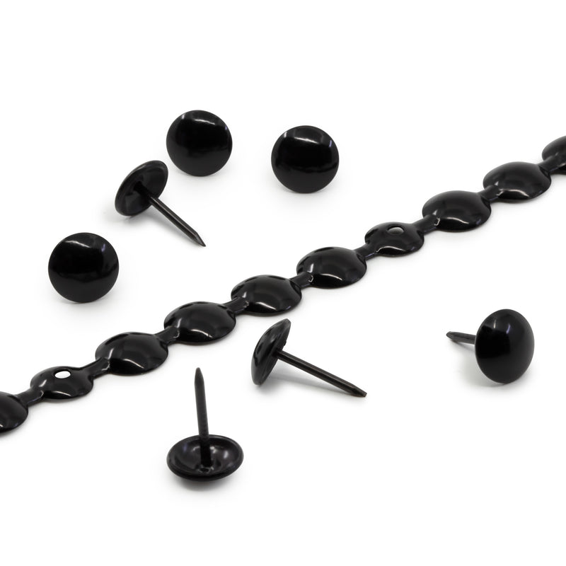 Load image into Gallery viewer, 44314|Dritz 7/16" Decorative Nailhead Trim, Black, 75 pc