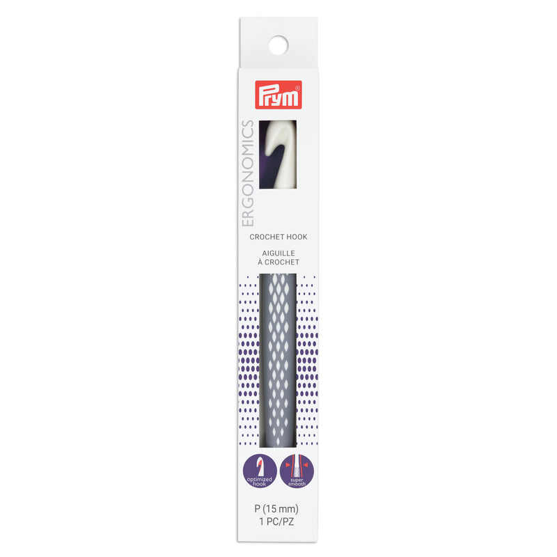 Load image into Gallery viewer, 57210|Prym Ergonomic Crochet Hook, US P (15mm)