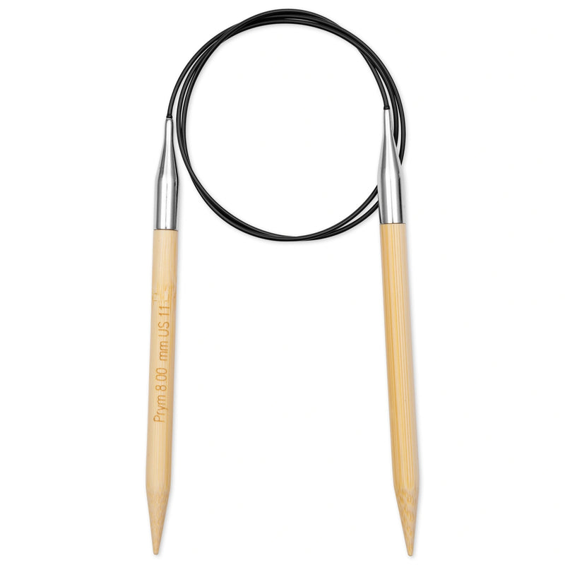 Load image into Gallery viewer, 222512|Prym 32" (80 cm) Circular Bamboo Knitting Needles, US 11 (8 mm)