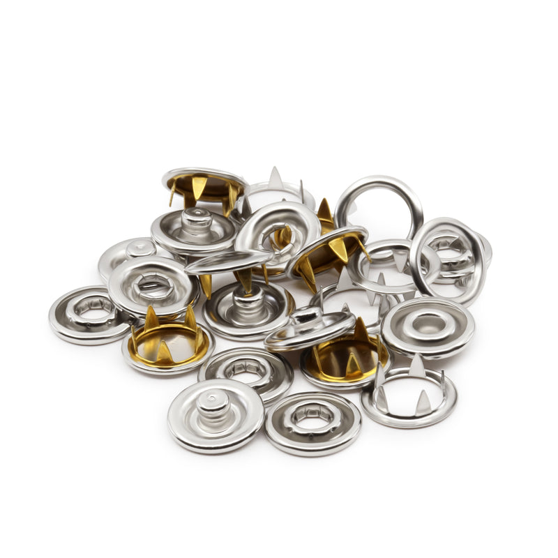 Cargue la imagen en el visor de la galería, 981-65|Dritz 5/8" Heavy Duty Snap Fasteners, 6 pc, Nickel