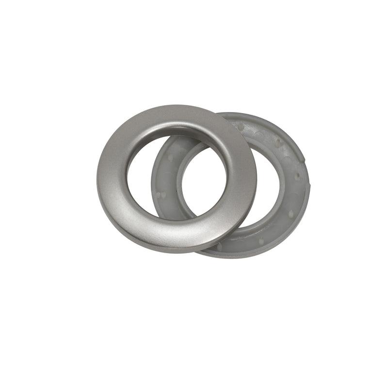 Load image into Gallery viewer, 44458|Dritz 1" Plastic Curtain Grommets, Pewter, 8 Sets