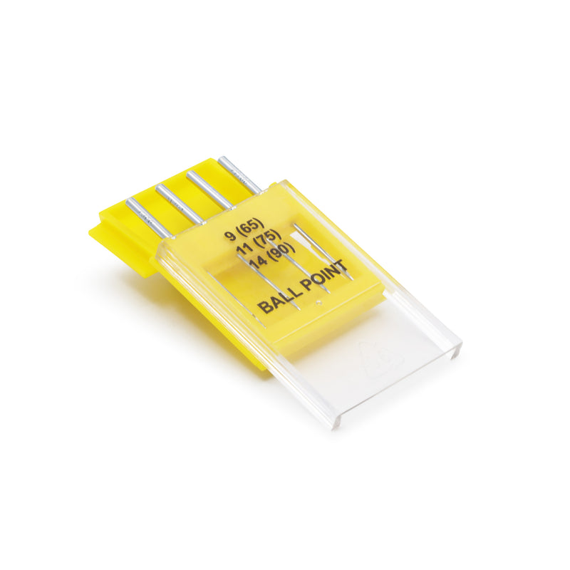 Load image into Gallery viewer, 58-67|Dritz Ballpoint Machine Needles, Sizes 9 (65), 11 (75) & 14 (90), 4 pc