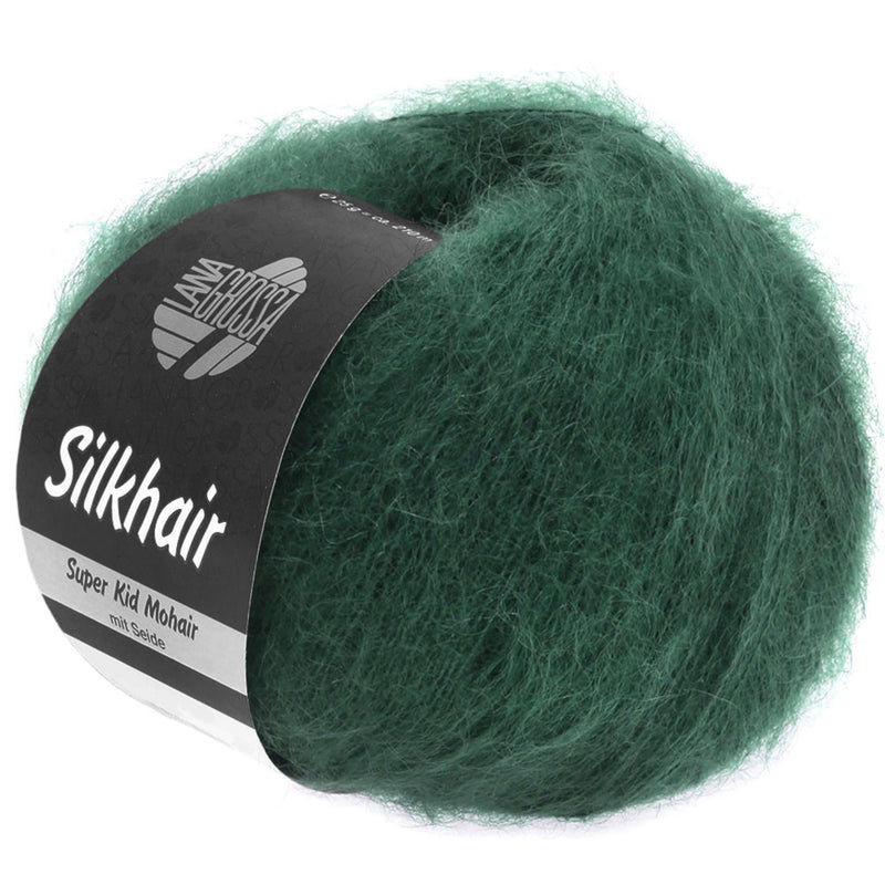 Load image into Gallery viewer, 5710110|Lana Grossa Silkhair Yarn, Dark Green