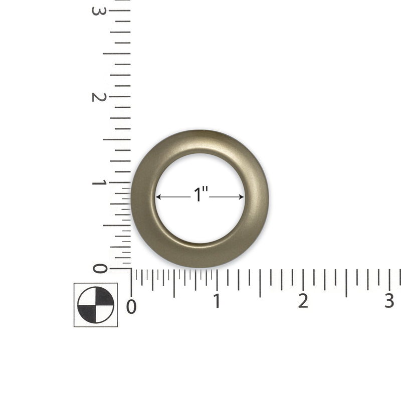 Load image into Gallery viewer, 44459|Dritz 1" Plastic Curtain Grommets, Antique Gold, 8 Sets