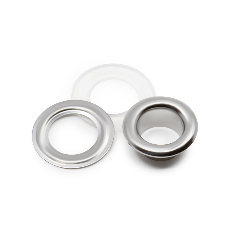 Load image into Gallery viewer, BK129|Dritz 1/4" 2-Part Eyelets & Tools, 72 Sets, Nickel