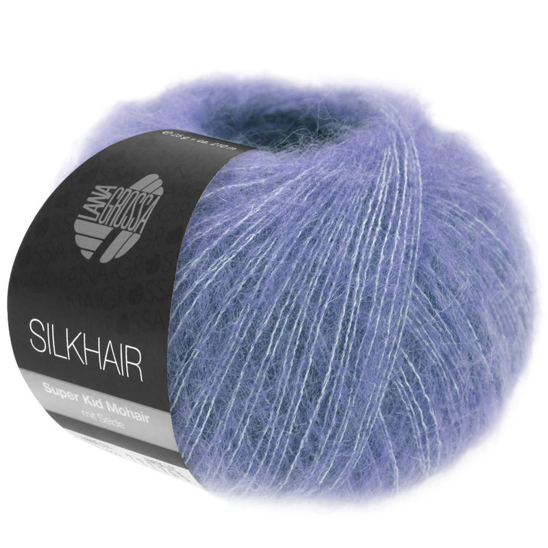 Load image into Gallery viewer, 5710182|Lana Grossa Silkhair Yarn, Violet Blue