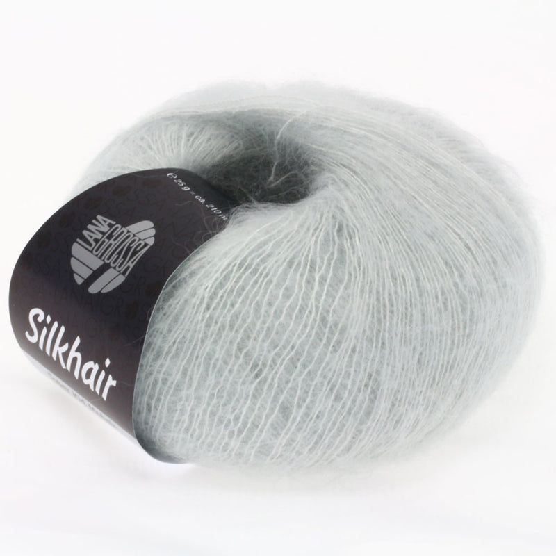 Load image into Gallery viewer, 5710041|Lana Grossa Silkhair Yarn, Silver Gray