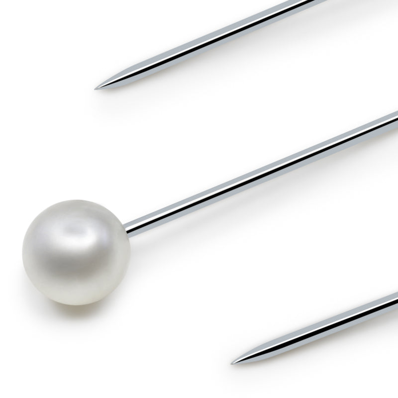 Load image into Gallery viewer, BK159|Dritz 3/4" Petite Pearlized Pins, White, 500 pc