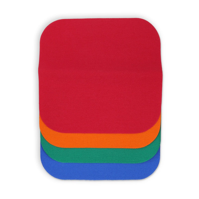 Load image into Gallery viewer, 55275|Dritz Twill Iron-On Patches, 5" x 5", 4 pc, Bright Assorted