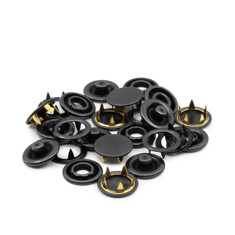 Cargue la imagen en el visor de la galería, 981-1|Dritz 5/8" Heavy Duty Snap Fasteners, 6 pc, Black