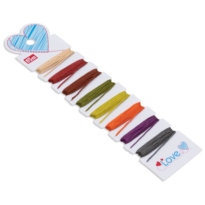Cargue la imagen en el visor de la galería, 610641|Prym Embroidery Thread Card, Fall Colors