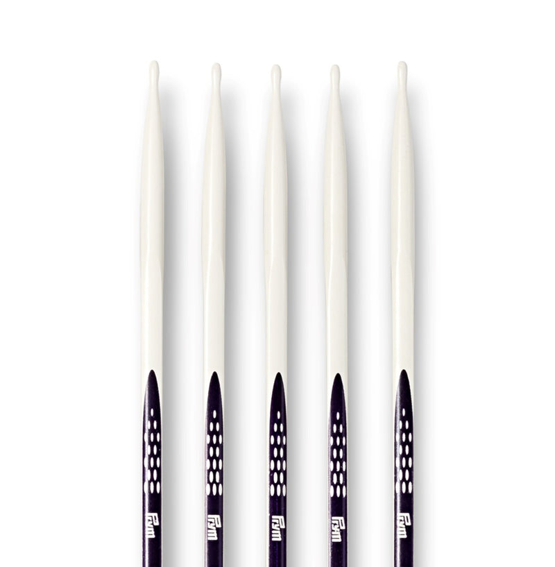 Chargez l'image dans la visionneuse de la galerie, 57055|Prym 8" Ergonomic Double Point Knitting Needles, US 8 (5mm)