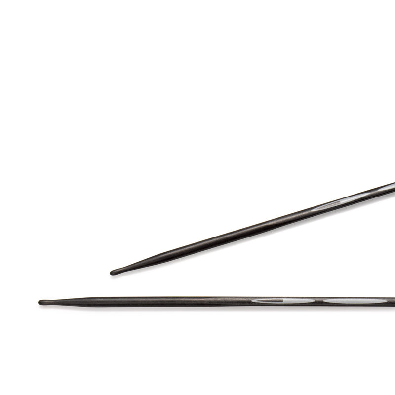 Load image into Gallery viewer, 194181|Prym 6" Ergonomic Double Point Knitting Needles, Carbon, 2.5mm