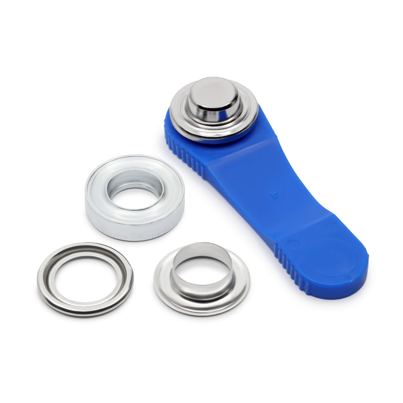 Load image into Gallery viewer, 541383|Prym Eyelets with washers 14 mm silver with tools 10pc