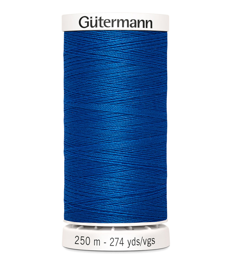 Cargue la imagen en el visor de la galería, 729914-248|Gutermann Sew-All Thread, Electric Blue, 274 YD (250 M)