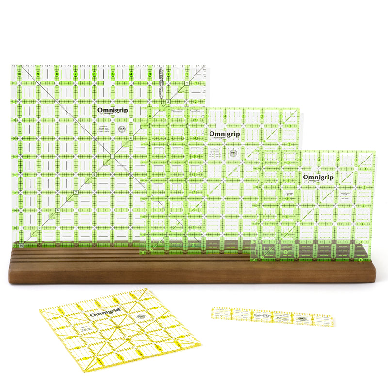 Load image into Gallery viewer, WRR|Omnigrid Wooden Ruler Rack