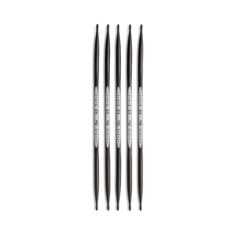 Load image into Gallery viewer, 194184|Prym 6" Ergonomic Double Point Knitting Needles, Carbon, 4mm