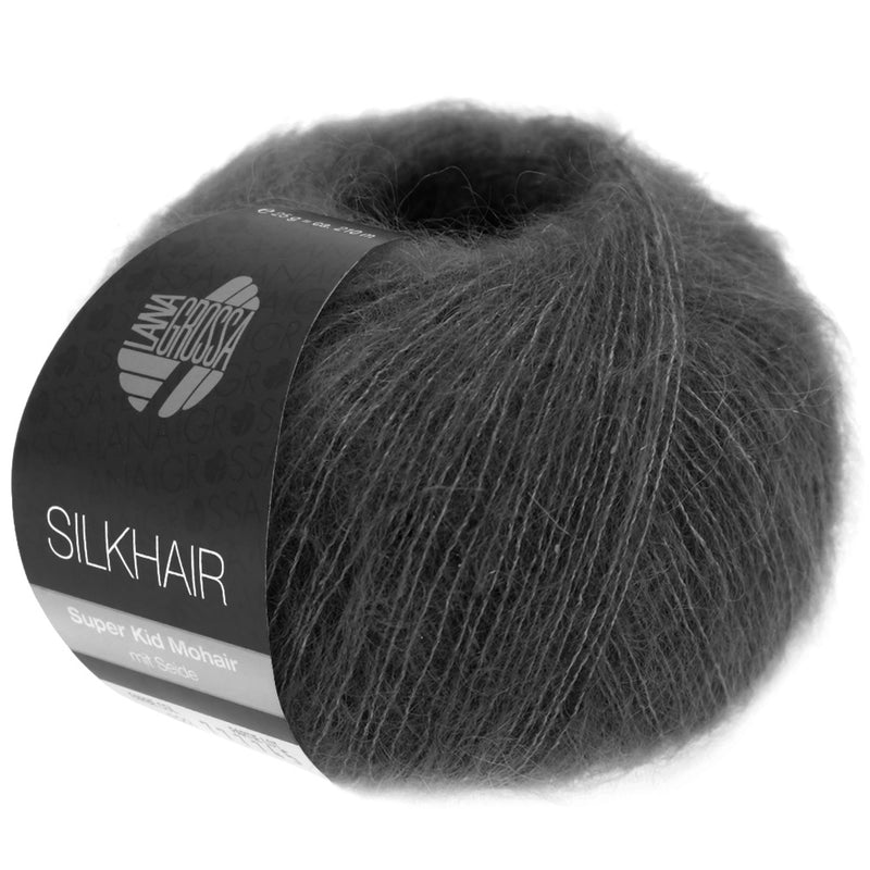 Load image into Gallery viewer, 5710183|Lana Grossa Silkhair Yarn, Anthracite