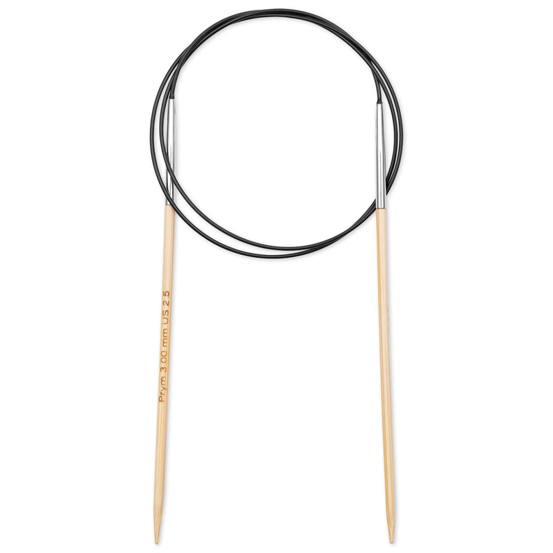 Load image into Gallery viewer, 222504|Prym 32" (80 cm) Circular Bamboo Knitting Needles, US 2.5 (3 mm)