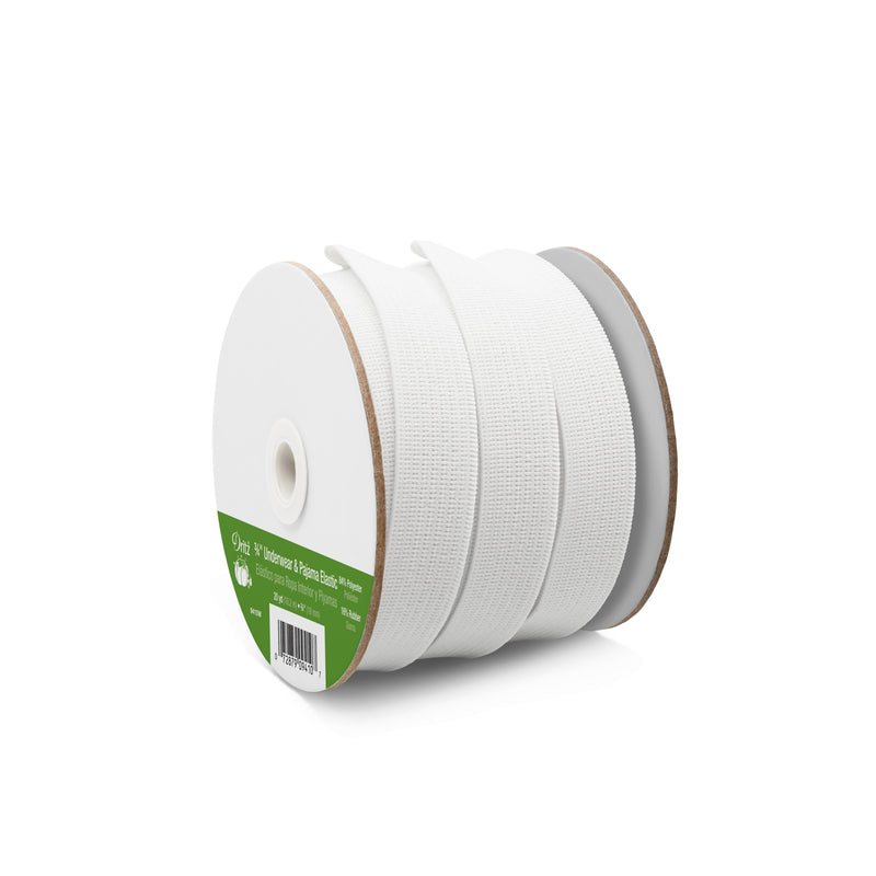 Load image into Gallery viewer, 9410W|Dritz 3/4" Underwear & Pajama Elastic, White, 20 yd
