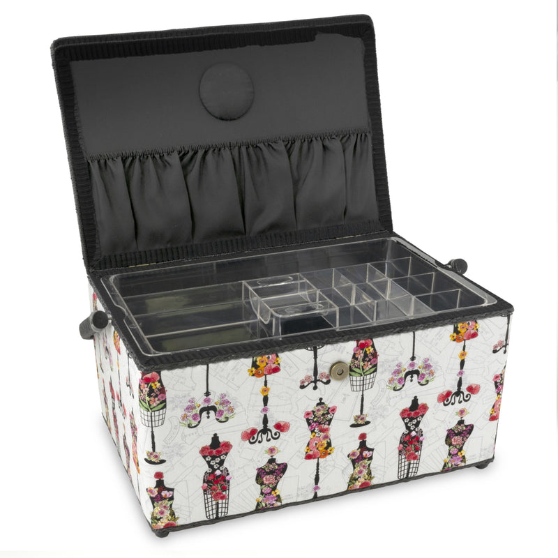 Load image into Gallery viewer, Z10033-221|Dritz Rectangular Sewing Basket, XL