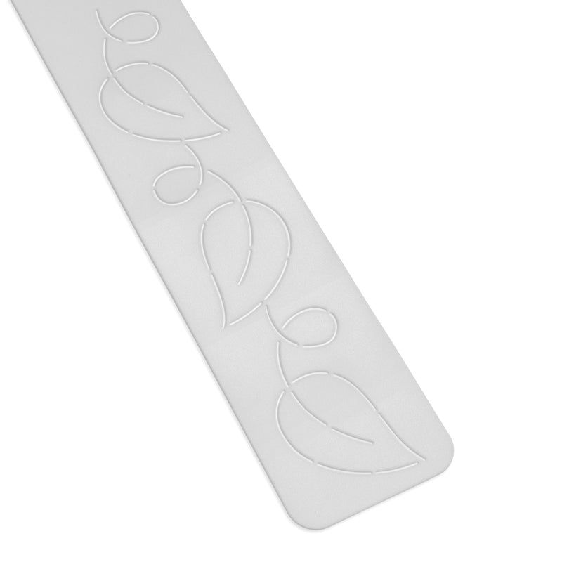 Cargue la imagen en el visor de la galería, 3296|Dritz 3" Curvy Leaf Border Stencil