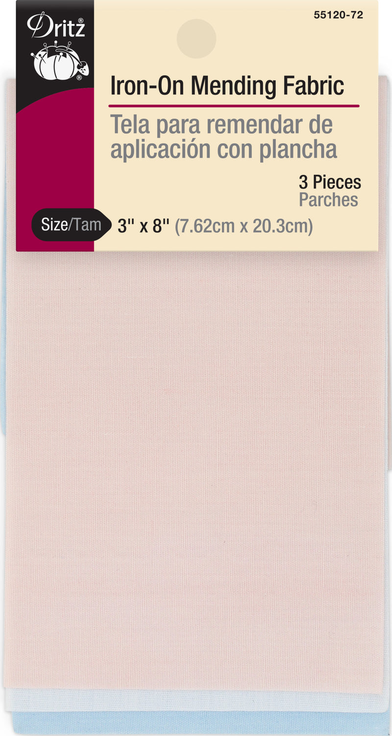 Load image into Gallery viewer, 55120-72|Dritz Iron-On Mending Fabric, 3" x 8", Pastel Colors